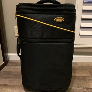 Skyroll carry-on suitcase with garment bag